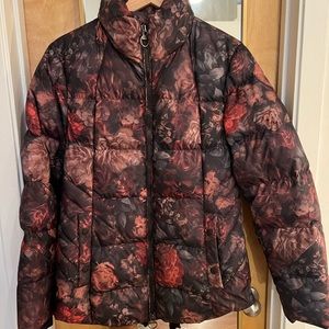 Athleta Downtown Jacket in Norwegian Woods Floral size M, Like new, worn once